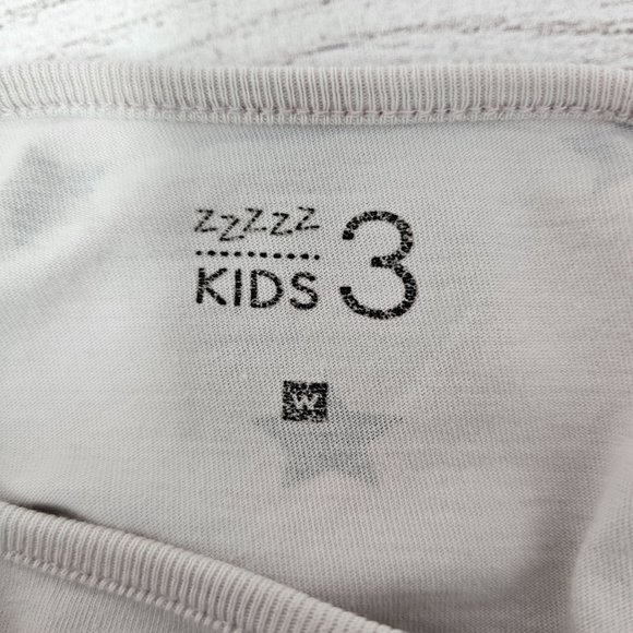 Zzzzz Kids Pajama Set with Stars Size 3T - Picture 6 of 6